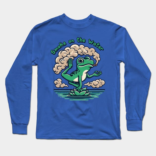 Smoke on the water Long Sleeve T-Shirt by Trendsdk